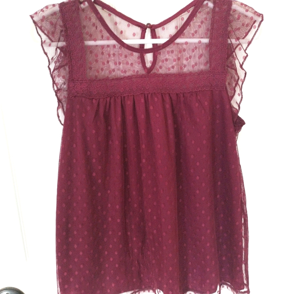 Flowy Polkadot Blouse